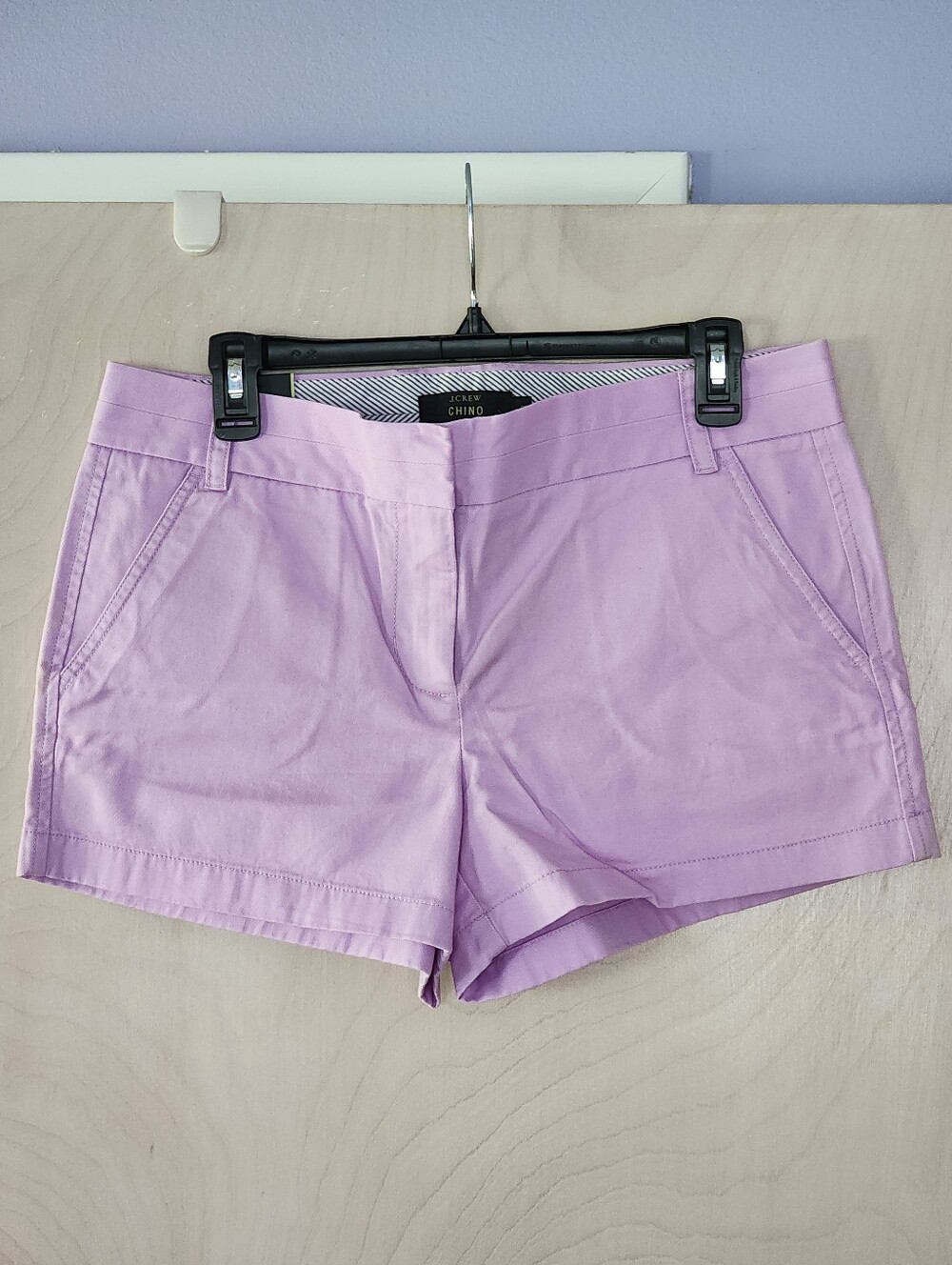 J. Crew Lilac Chino Shorts